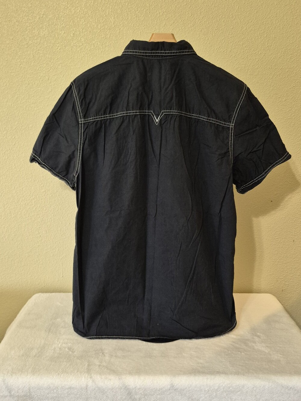 Mens Short Sleeved Button Shirt By i Jeans By Buffalo - Picture 2 of 6